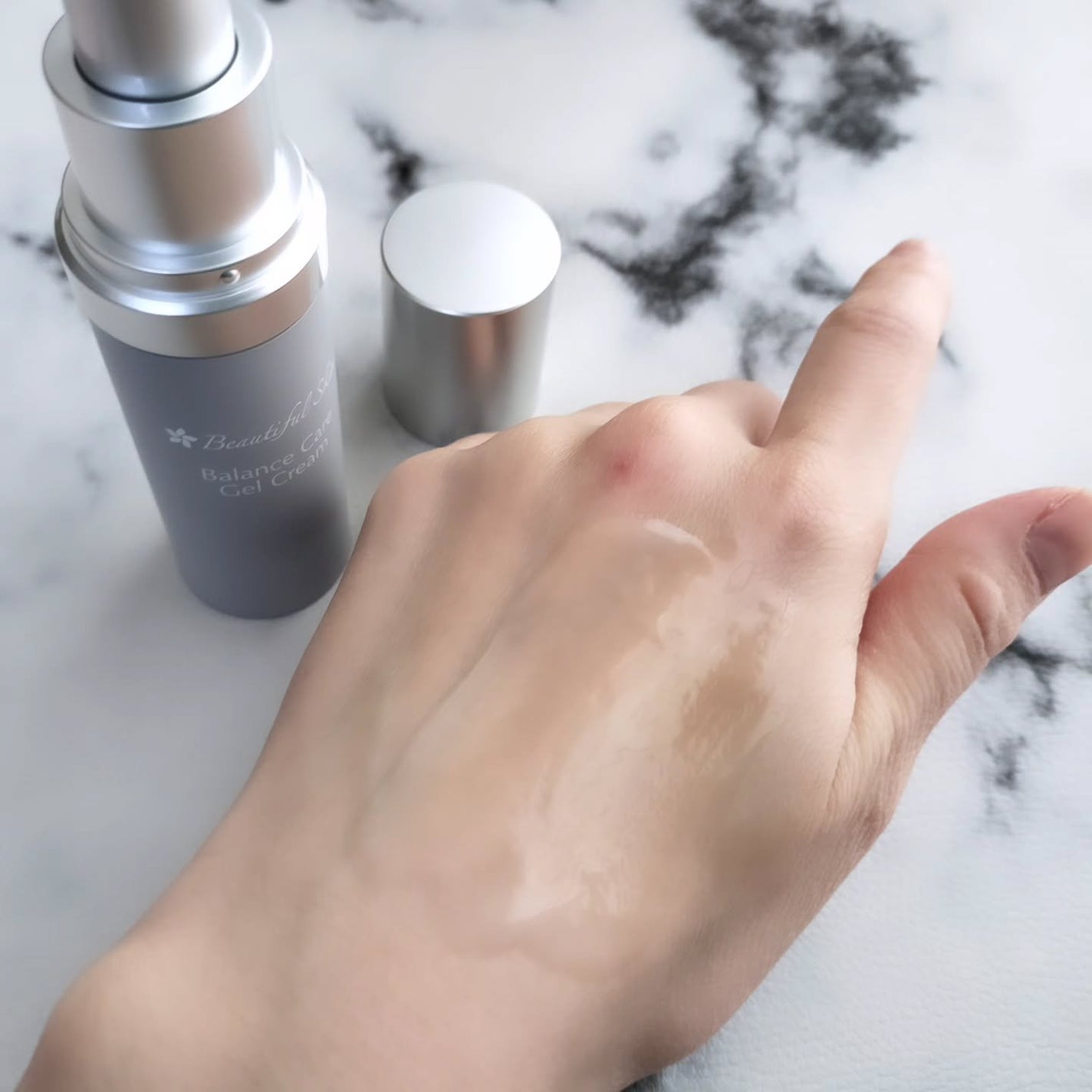 バランスケアジェルクリーム/ビューティフルスキン/フェイスクリームを使ったクチコミ(4枚目)