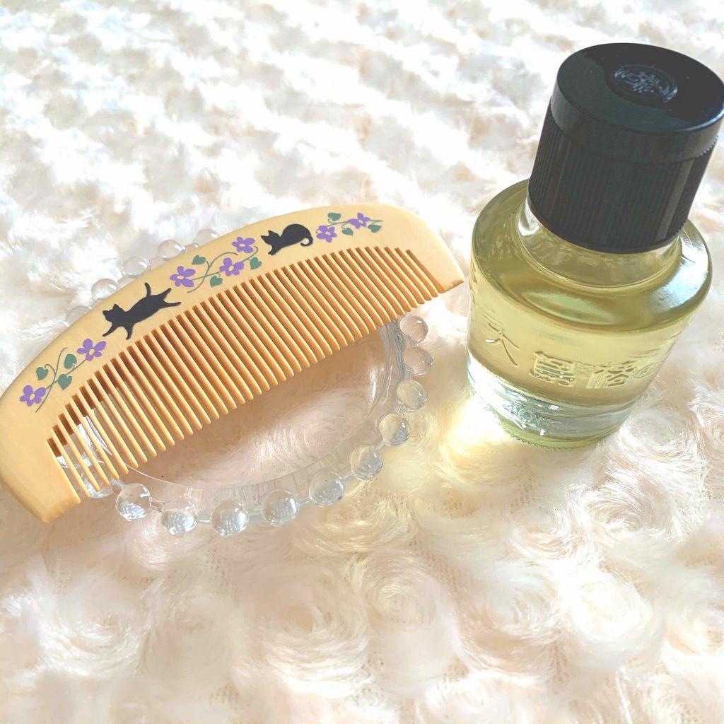 大島椿(ツバキ油)/大島椿/ヘアオイルを使ったクチコミ(2枚目)