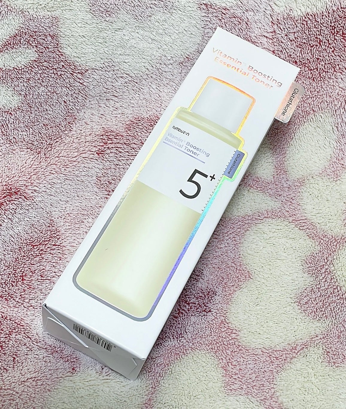 5番 白玉グルタチオンCエッセンシャルトナー/numbuzin/化粧水を使ったクチコミ(2枚目)