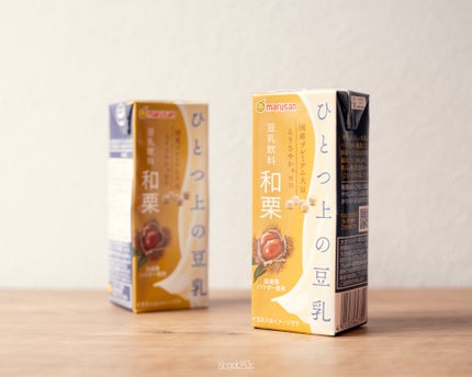 ひとつ上の豆乳 豆乳飲料 和栗/マルサン/豆乳飲料を使ったクチコミ(1枚目)