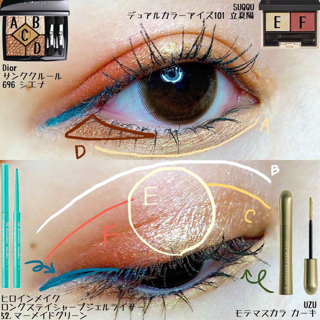 ロングステイ シャープジェルライナー/ヒロインメイク/ジェルアイライナーを使ったクチコミ（2枚目）