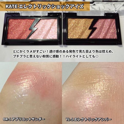 エレクトリックショックアイズ /KATE/アイシャドウパレットを使ったクチコミ(2枚目)