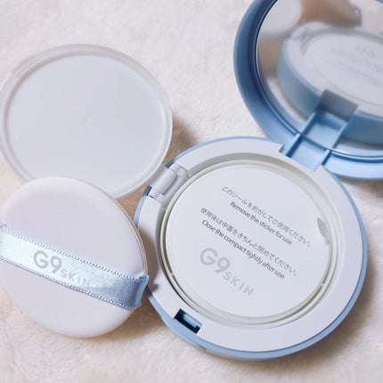 WHITE +UV CUSHION CREAM #COOL/G9SKIN/日焼け止めクリームを使ったクチコミ(5枚目)