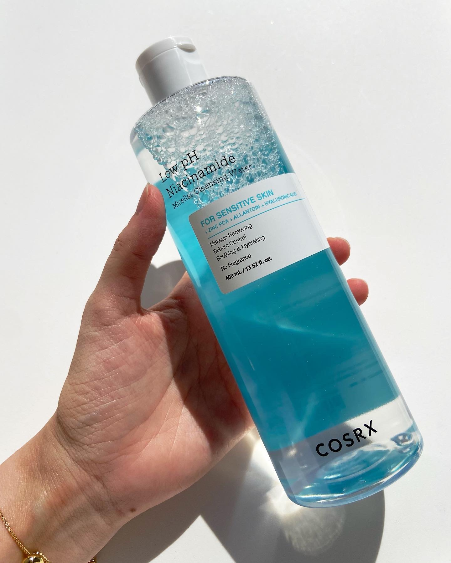 弱酸性 ナイアシンアミド ミセラークレンジングウォーター/COSRX/クレンジングウォーターを使ったクチコミ（3枚目）