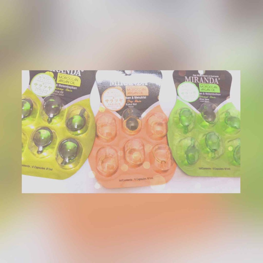ヘアビタミン モイスチャーヘアオイル/MIRANDA/ヘアオイルを使ったクチコミ(1枚目)