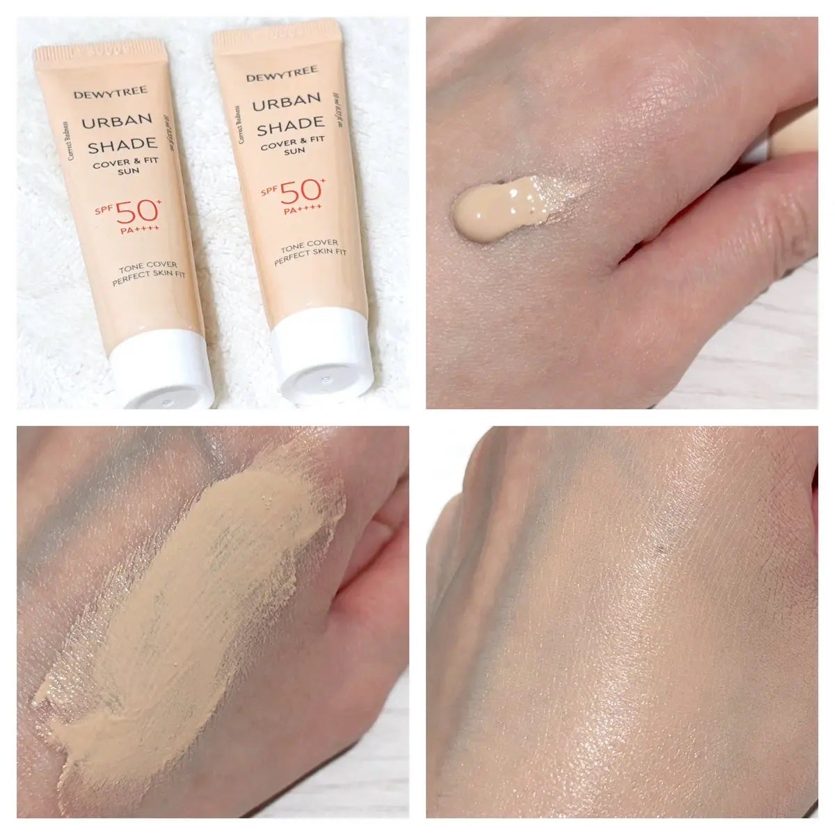 アーバンシェード カバーアンドフィット サントーンアップ サンケア/DEWYTREE/日焼け止めローションを使ったクチコミ(3枚目)