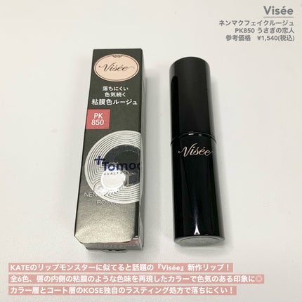 ネンマクフェイク ルージュ/Visée/口紅を使ったクチコミ(2枚目)