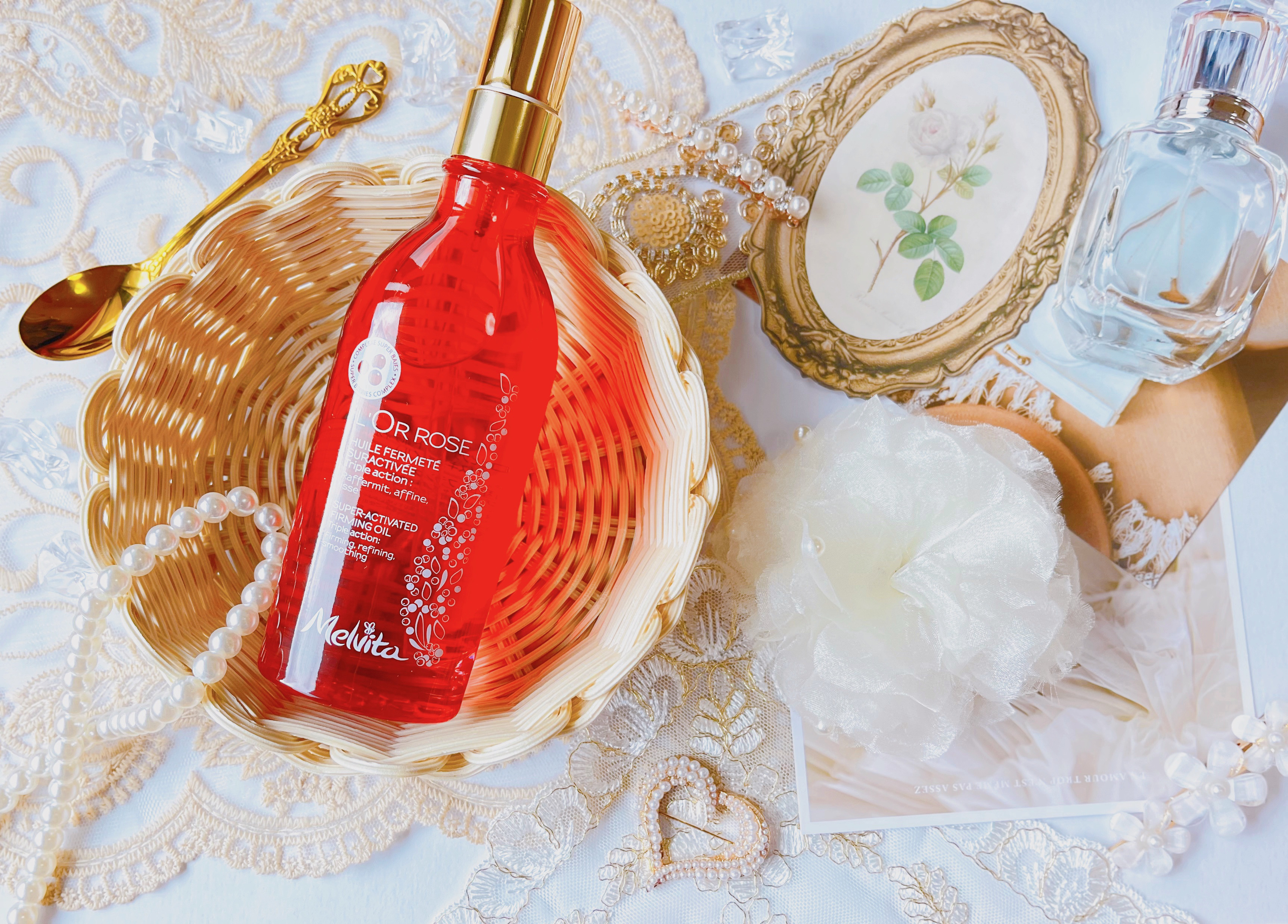 ロルロゼ ピンクフィット ボディオイル/Melvita/ボディオイルを使ったクチコミ（2枚目）