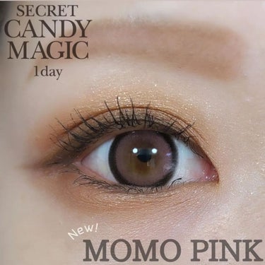 secretcandymagic 1day(シークレットキャンディーマジック） モモピンク/secret candymagic/ワンデー（１DAY）カラコンを使ったクチコミ（1枚目）