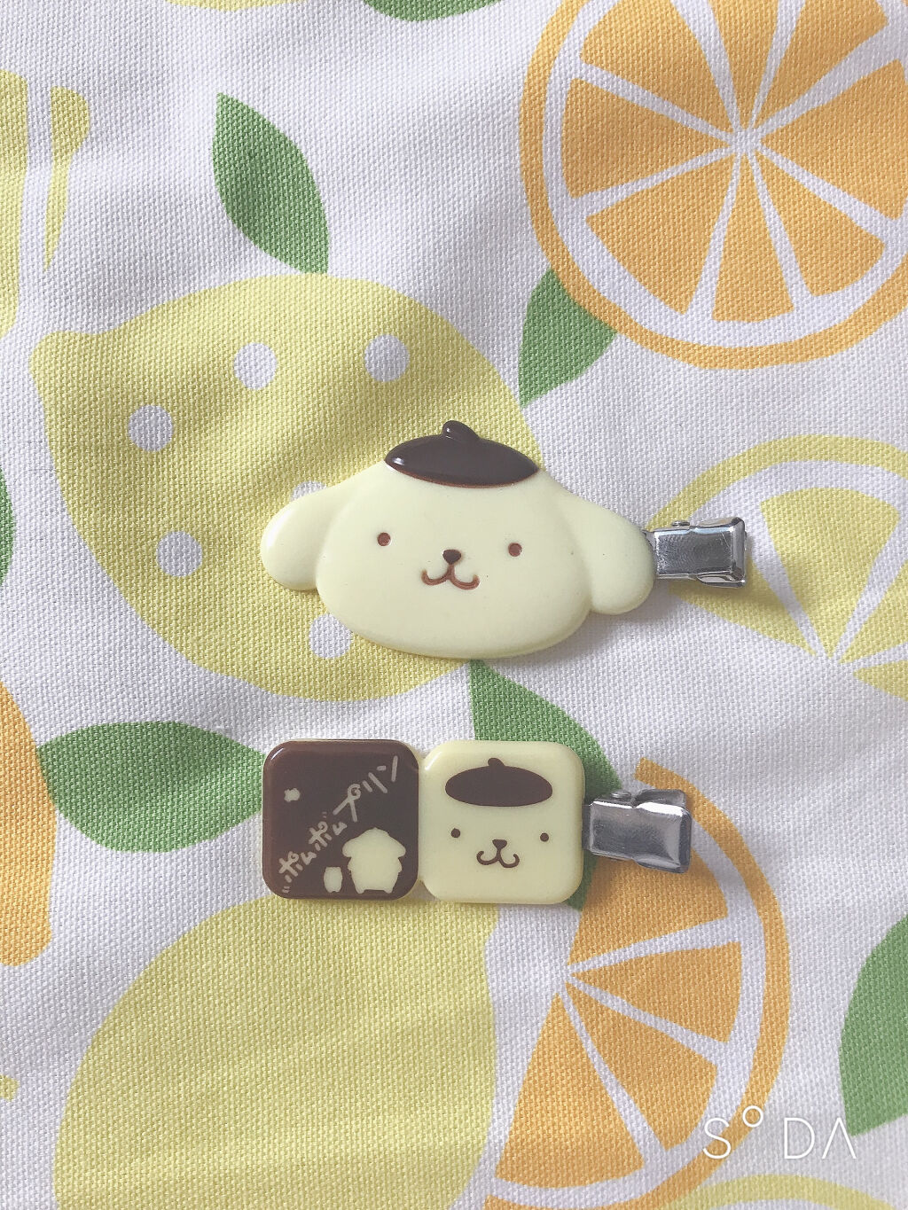 スクエア ミニ クリップピン/サンリオ/ヘアアクセサリーを使ったクチコミ（1枚目）