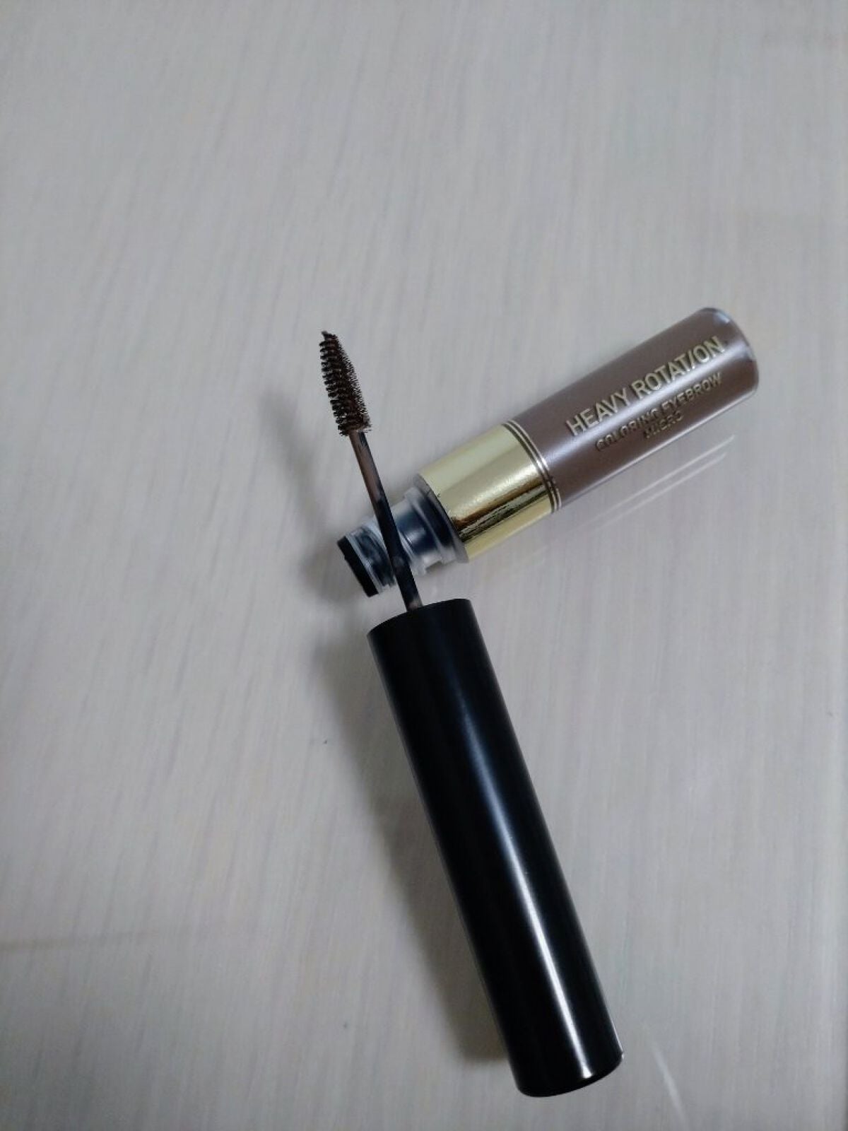 カラーリングアイブロウ マイクロ/ヘビーローテーション/眉マスカラを使ったクチコミ(4枚目)