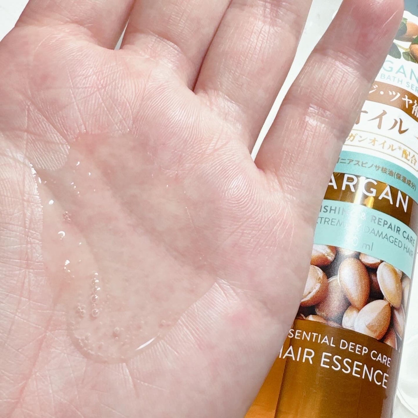 アルガンエッセンシャル ヘアオイル/ネイチャーリパブリック/ヘアオイルを使ったクチコミ(2枚目)