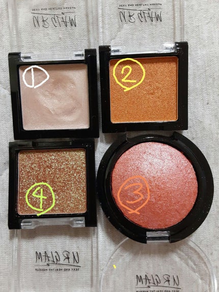 UR GLAM EYE & CHEEK COLOR/U R GLAM/単色アイシャドウを使ったクチコミ(3枚目)