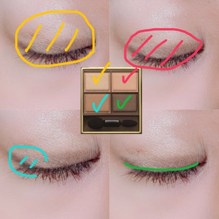 スキニーリッチシャドウ/excel/アイシャドウパレットを使ったクチコミ(2枚目)