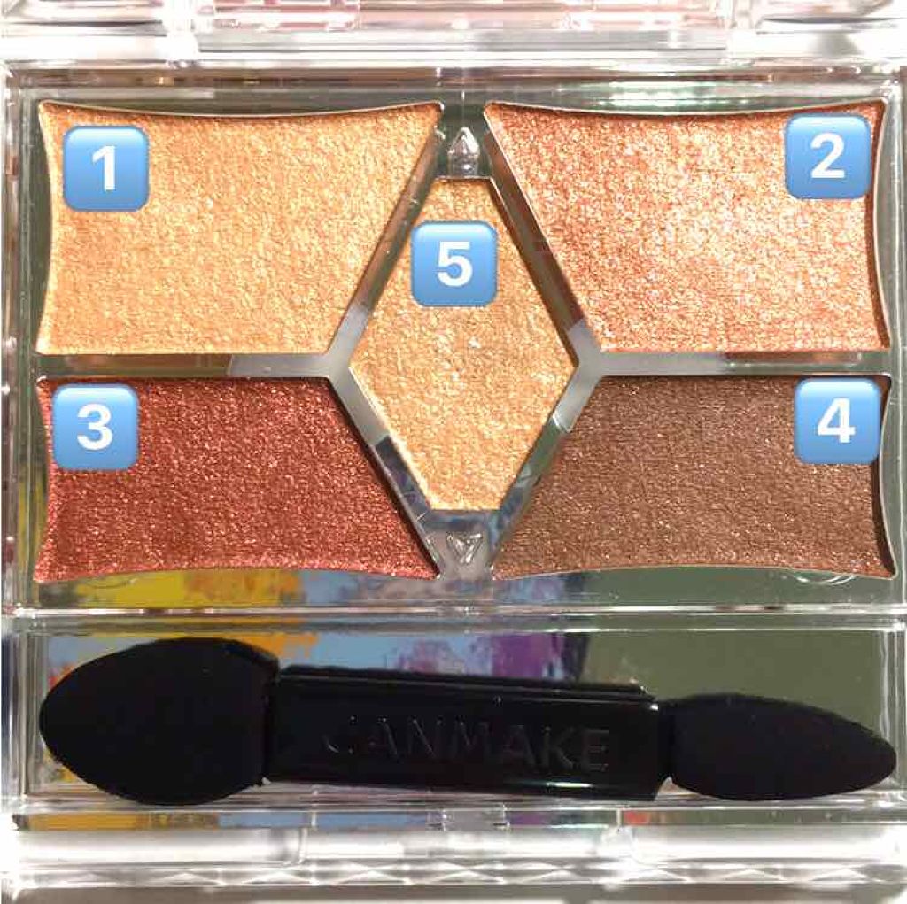 【旧品】パーフェクトスタイリストアイズ/キャンメイク/アイシャドウパレットを使ったクチコミ（3枚目）