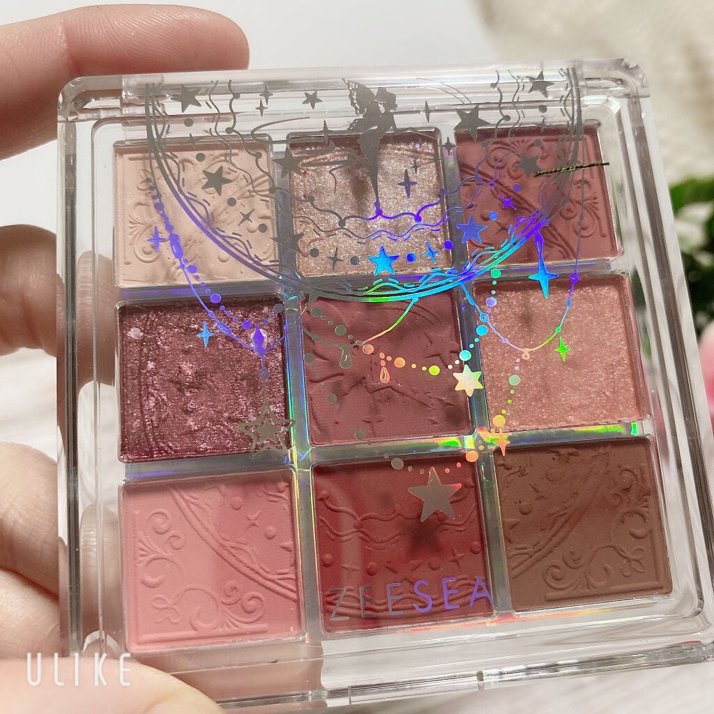 クォーツ 9色アイシャドウパレット(ドリームランドアイシャドウ)/ZEESEA/アイシャドウパレットを使ったクチコミ(3枚目)