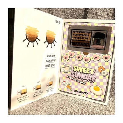 16 EYE MAGAZINE/16BRAND/アイシャドウパレットを使ったクチコミ(3枚目)