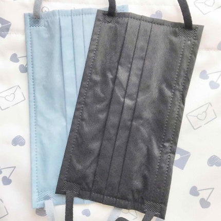 スパンレース不織布カラーマスク/ISDG 医食同源ドットコム/マスクを使ったクチコミ(3枚目)