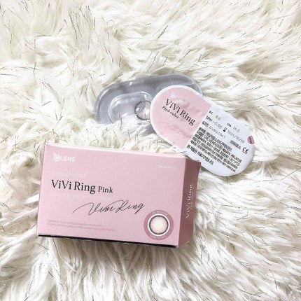ViVi Ring 1Month ピンク/OLENS/カラーコンタクトレンズを使ったクチコミ(1枚目)