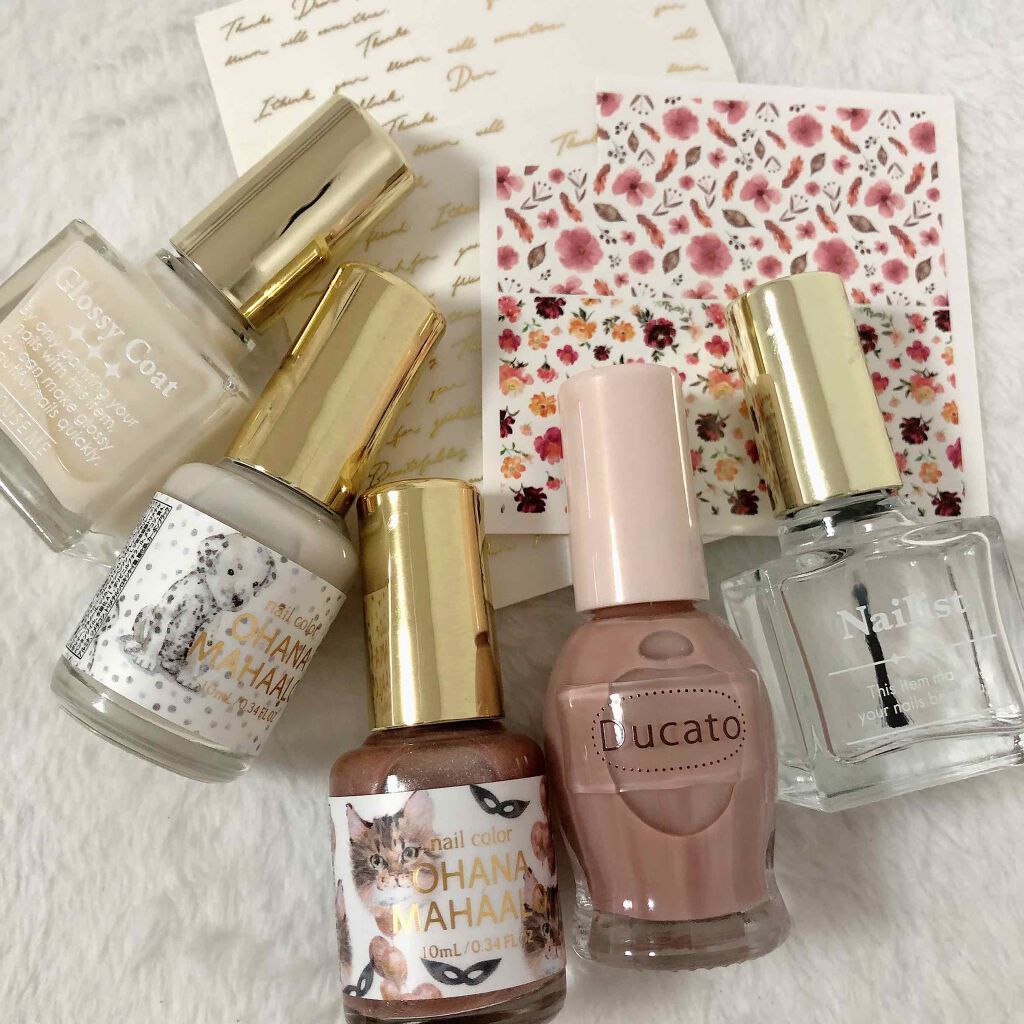 グロッシーコート/スキューズミー/オールインワンネイルを使ったクチコミ(2枚目)