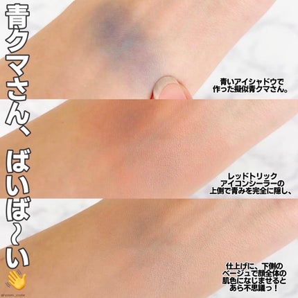 リシェ レッドトリック アイコンシーラー/Visée/パレットコンシーラーを使ったクチコミ(6枚目)