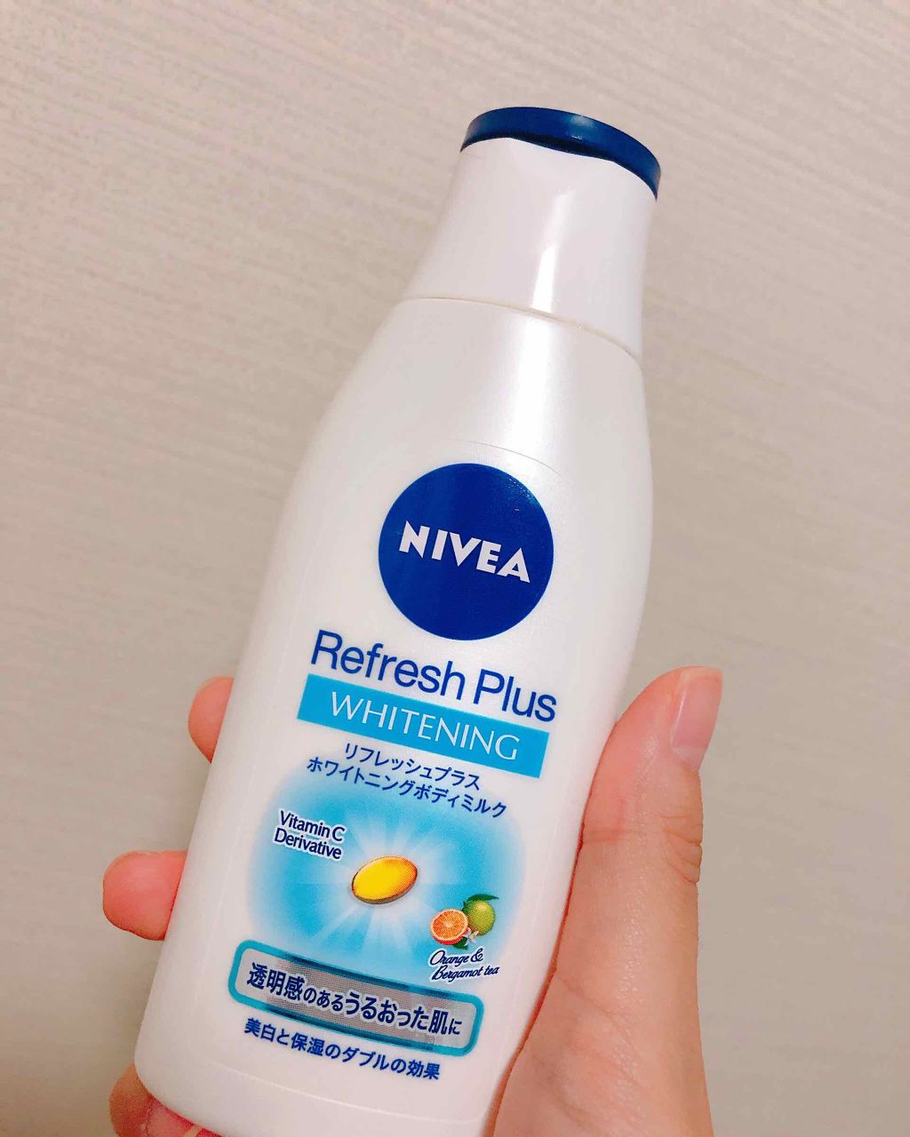 リフレッシュプラス ホワイトニング ボディミルク/ニベア/ボディミルクを使ったクチコミ(1枚目)
