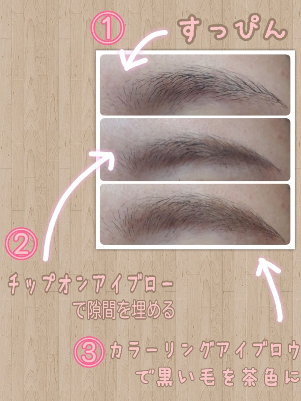 チップオン アイブロー/ettusais/パウダーアイブロウを使ったクチコミ（3枚目）