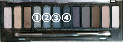 NAKED SMOKY/アーバンディケイ/アイシャドウパレットを使ったクチコミ(3枚目)