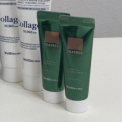 ティーツリーハーブピーリングパック/WellDerma/洗い流すパック・マスクを使ったクチコミ（1枚目）
