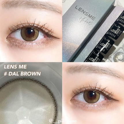 ダルブラウン/LENSME/カラーコンタクトレンズを使ったクチコミ(1枚目)