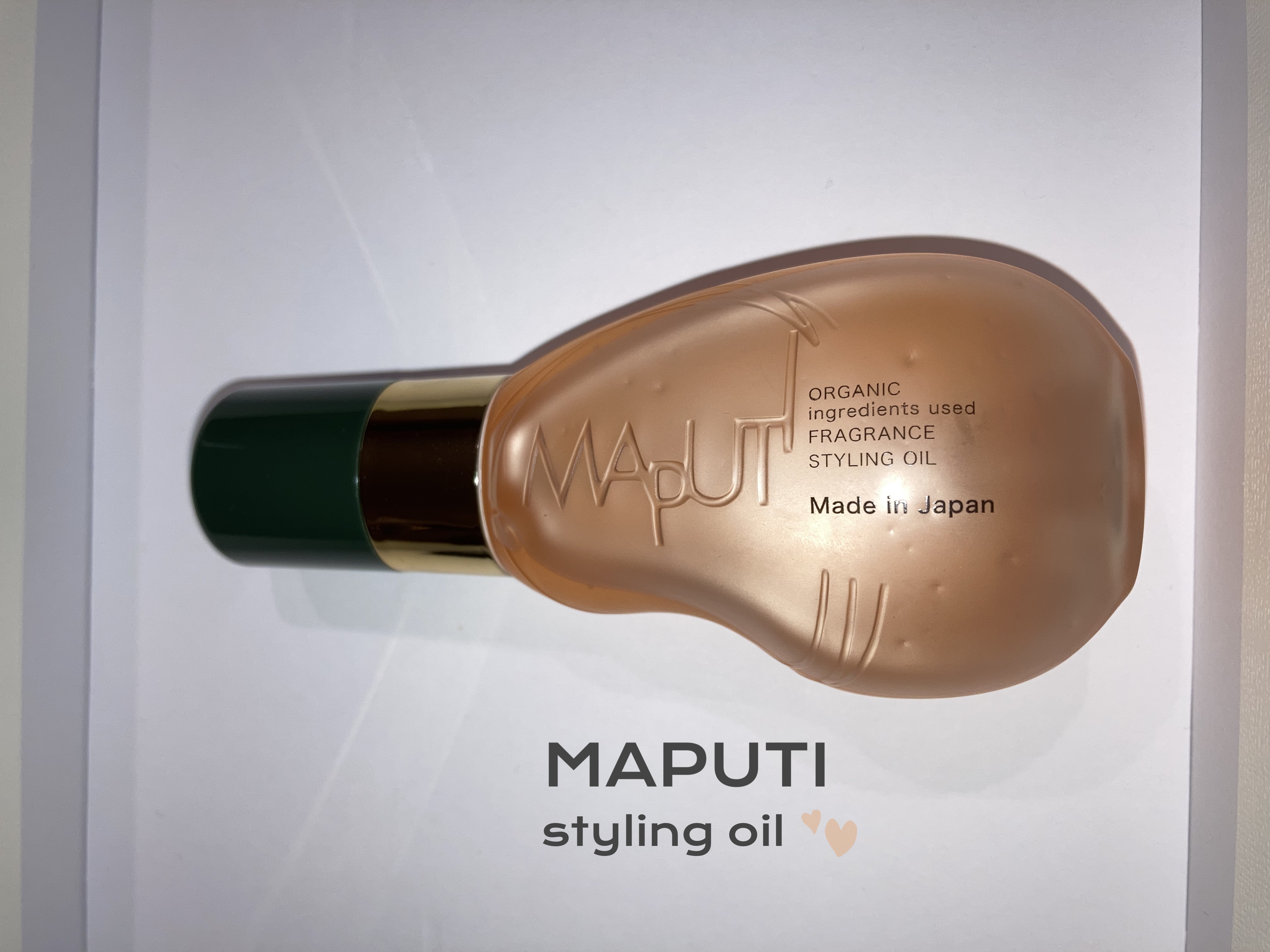 オーガニックフレグランススタイリングオイル MAPUTI/MAPUTI/ヘアオイルを使ったクチコミ（1枚目）