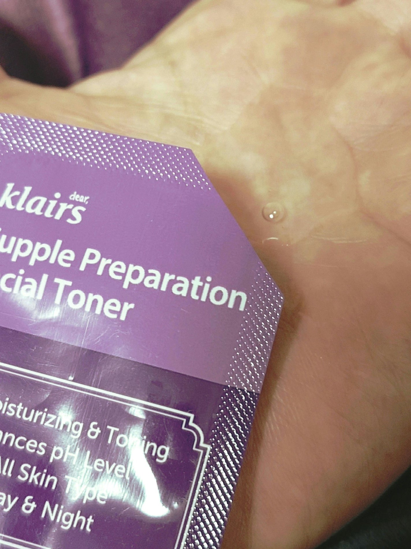 サプルプレパレーションフェイシャルトナー(180ml)/Klairs/化粧水を使ったクチコミ(2枚目)