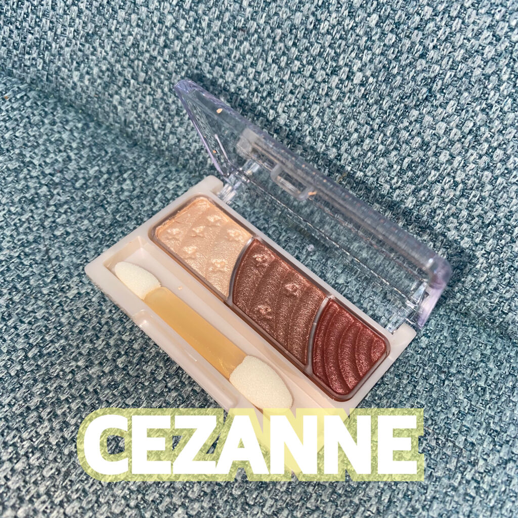 トーンアップアイシャドウ/CEZANNE/アイシャドウパレットを使ったクチコミ（1枚目）
