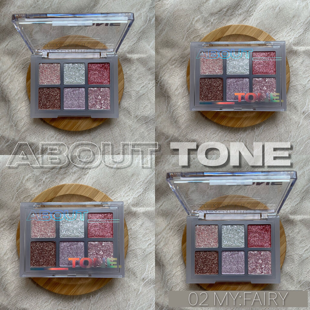 オーマイグリッターポップ/ABOUT TONE/アイシャドウパレットを使ったクチコミ（1枚目）