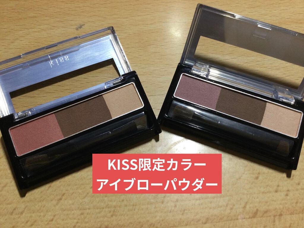 パウダーアイブロウX/KiSS/パウダーアイブロウを使ったクチコミ(1枚目)