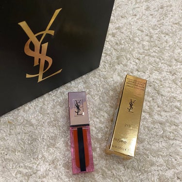 ルージュ ピュールクチュール ヴェルニ ウォーターグロウ No.213 ノータブー チリ/YVES SAINT LAURENT BEAUTE/口紅を使ったクチコミ（1枚目）