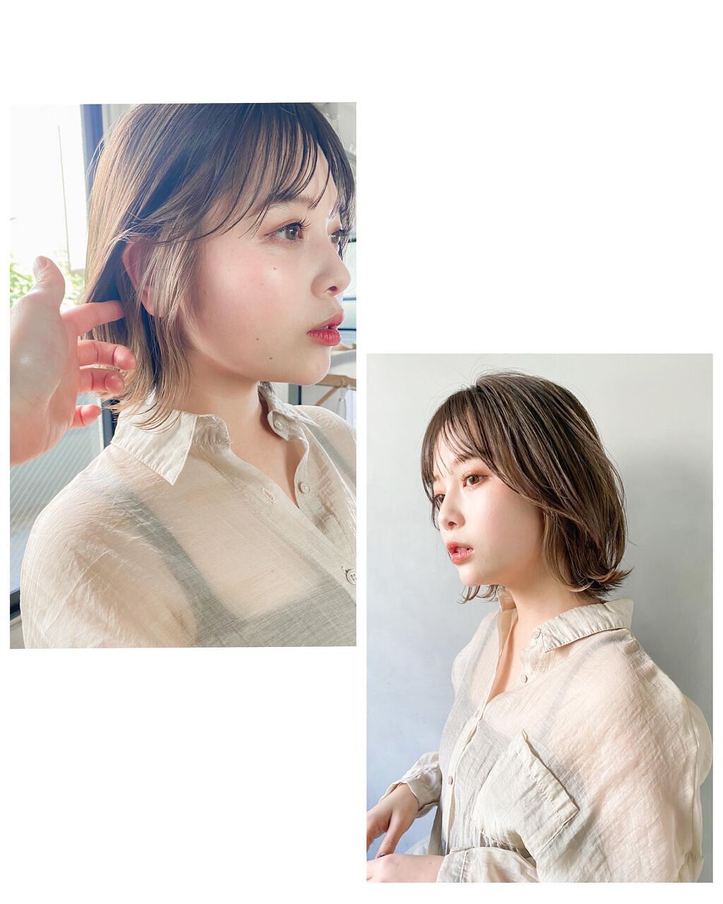 金子颯汰 on LIPS 「ボブでも長さがあって結べるボブが人気◎少し長めの肩上ボブ☺︎チ..」(3枚目)