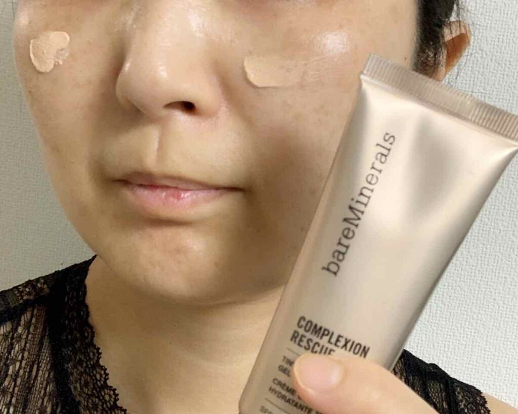 CR ティンテッド ジェル クリーム b バニラ 02/bareMinerals/クリーム・エマルジョンファンデーションを使ったクチコミ（2枚目）