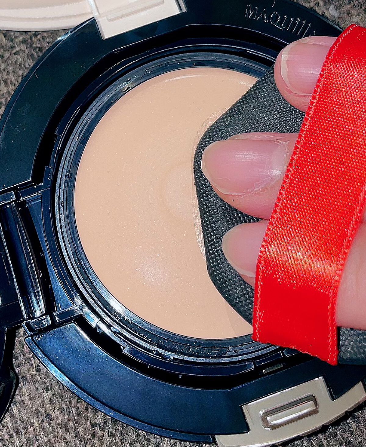 ドラマティッククッションジェリー/マキアージュ/クッションファンデーションを使ったクチコミ(4枚目)