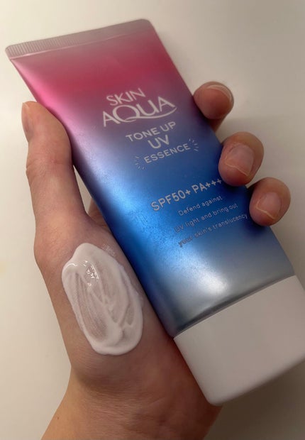 スキンアクア トーンアップUVエッセンス/スキンアクア/日焼け止めクリームを使ったクチコミ(1枚目)