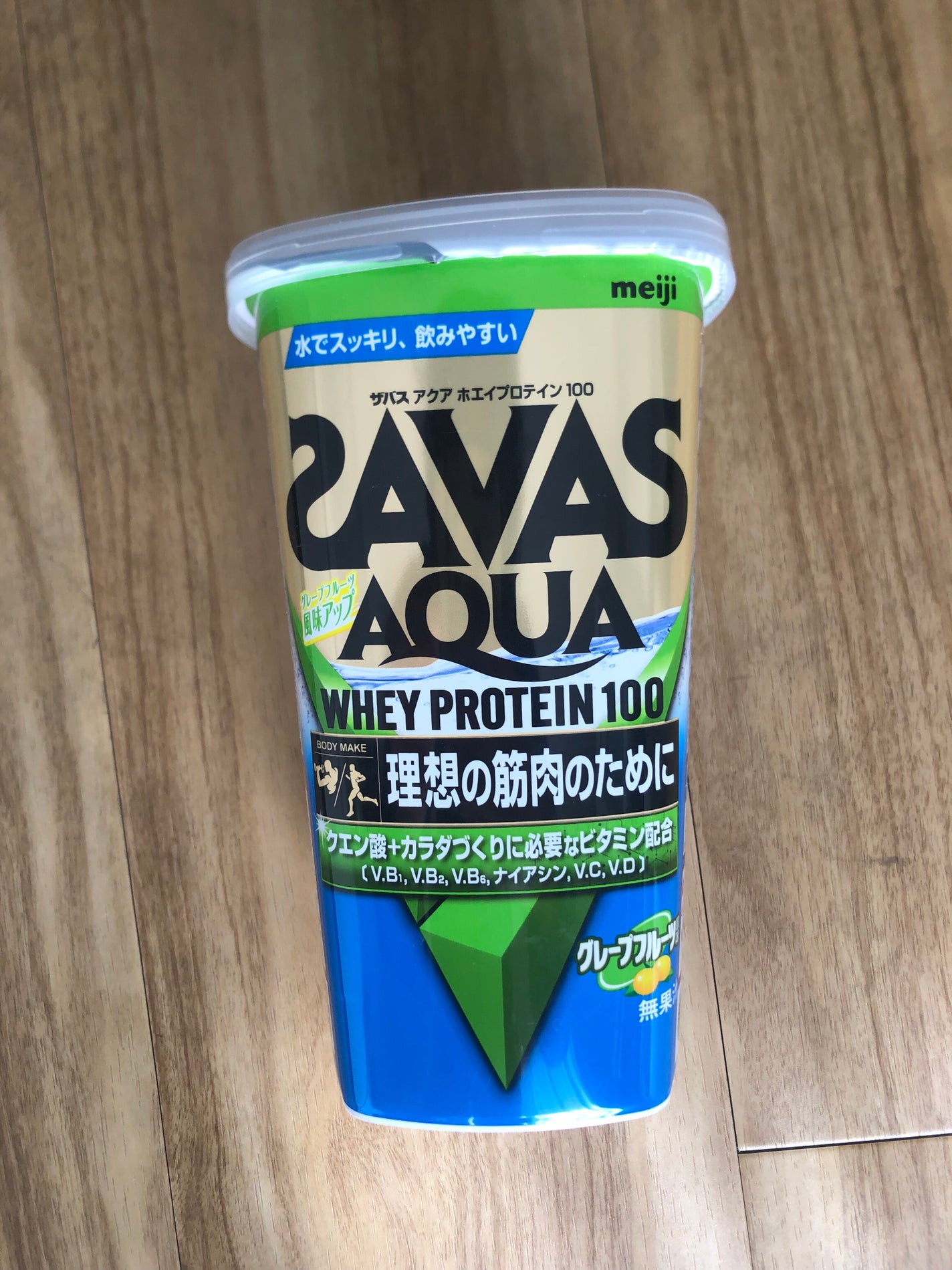 アクア ホエイプロテイン100/ザバス/ホエイプロテインを使ったクチコミ(1枚目)