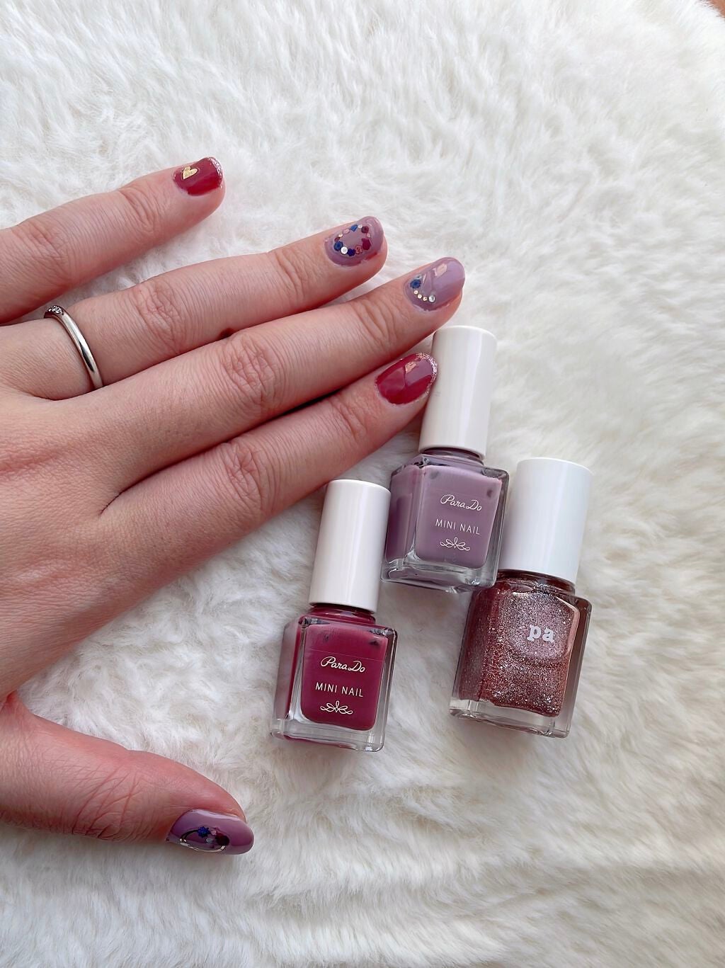 ミニネイル/パラドゥ/マニキュアを使ったクチコミ(2枚目)