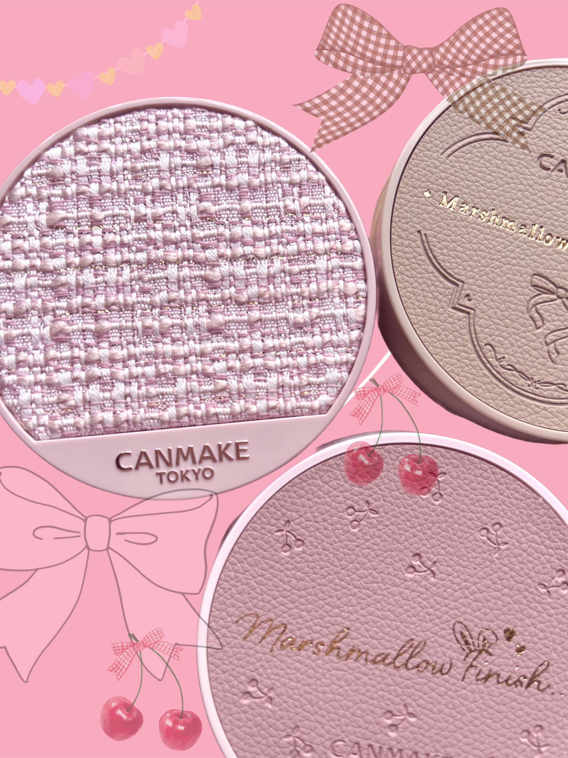 イルミネイティングフィニッシュパウダー　～Abloom～ 01 ハイドレンジアガーデン（限定ツイード容器）/キャンメイク/プレストパウダーを使ったクチコミ（3枚目）