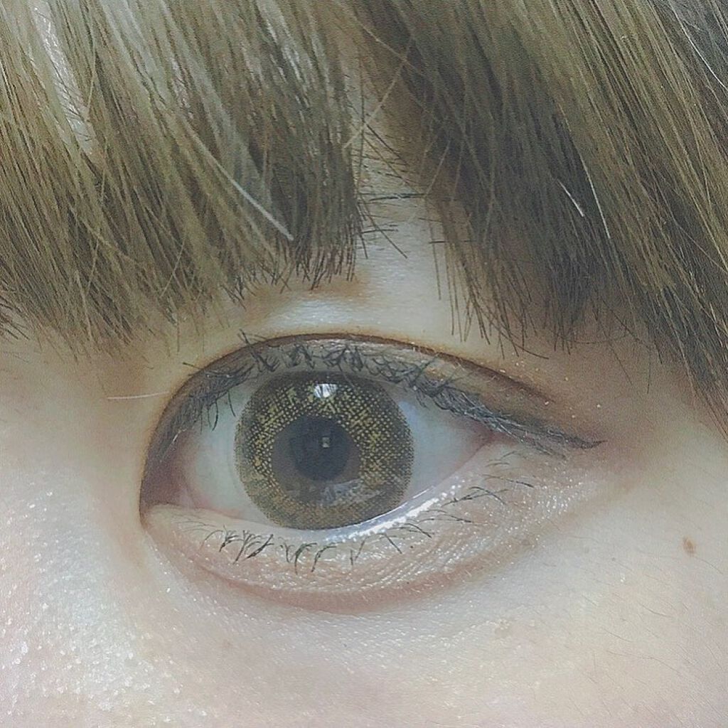 トゥインクルアイズ ワンデー UV+ ハーフシリーズ ルージュブラウン【旧】/TwinkleEyes/ワンデー（１DAY）カラコンを使ったクチコミ（2枚目）