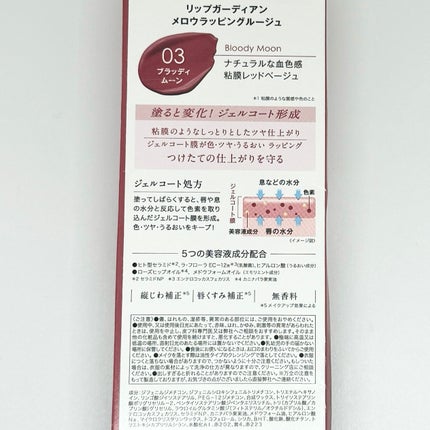 メロウラッピングルージュ/LIPGUARDIAN/口紅を使ったクチコミ(5枚目)