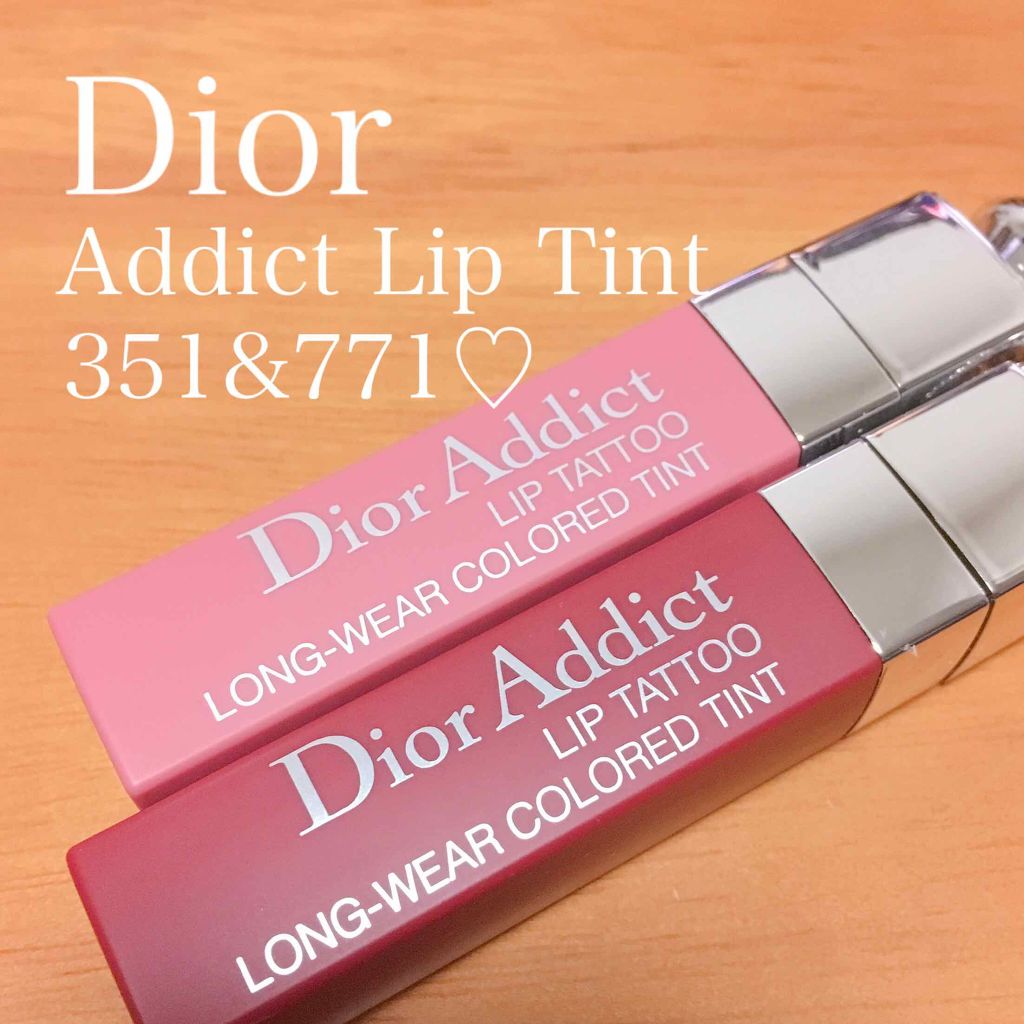【旧】ディオール アディクト リップ ティント/Dior/リップグロスを使ったクチコミ（1枚目）