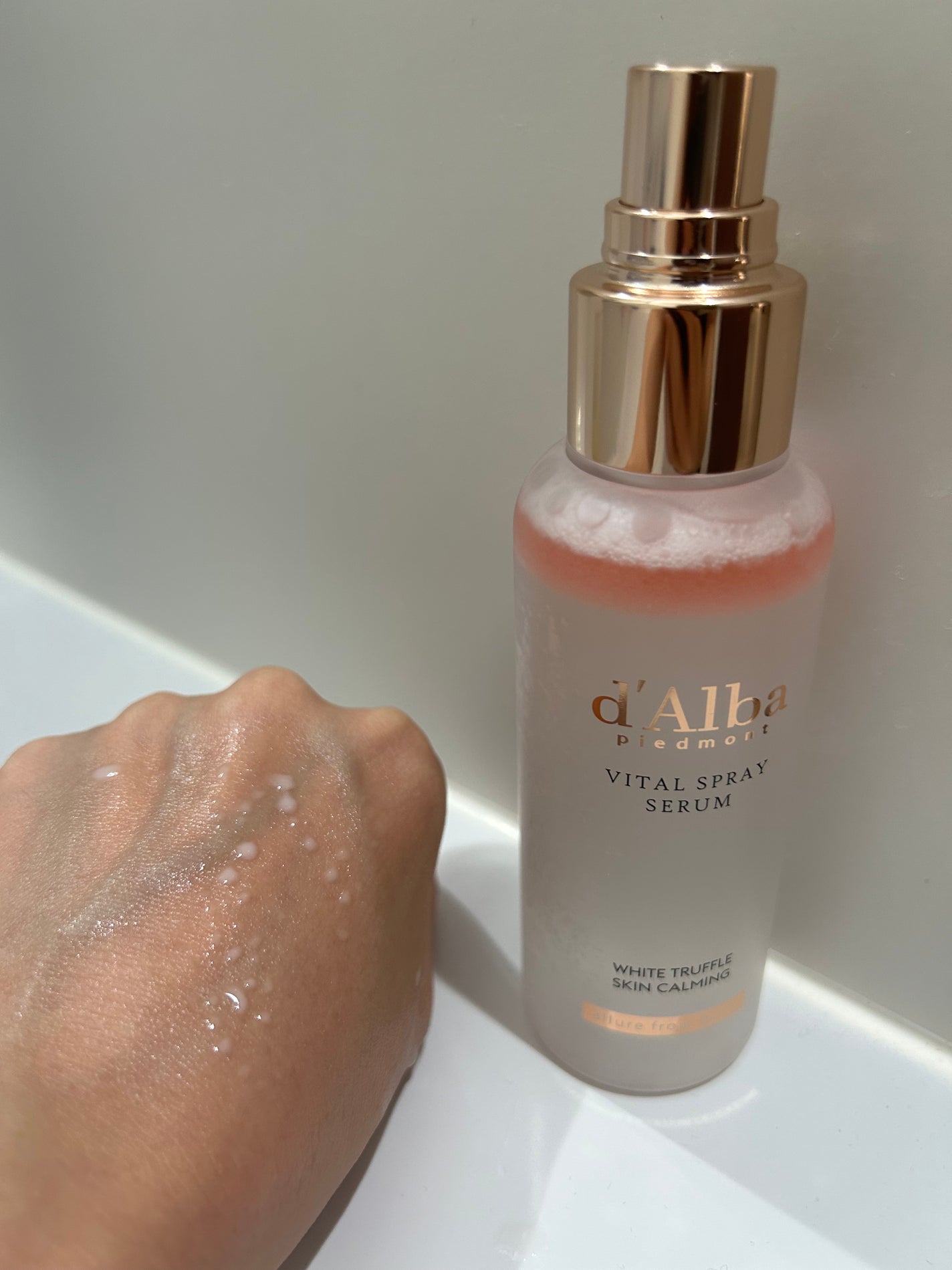 ダルバ ホワイトトリュフバイタルスプレーセラム/ダルバ/ミスト状化粧水を使ったクチコミ(2枚目)