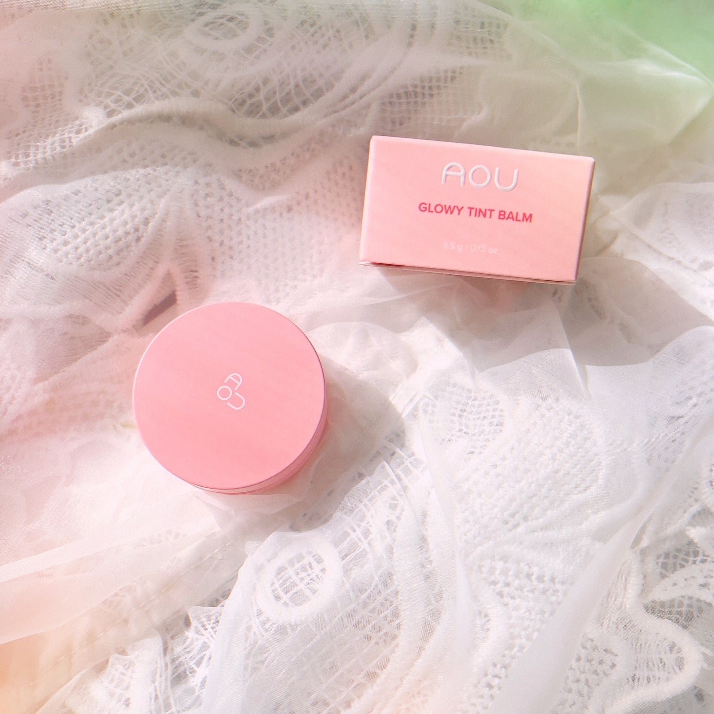 GLOWY TINT BALM/AOU/リップグロスを使ったクチコミ(1枚目)