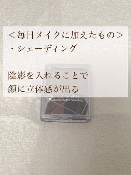 ナチュラルマットシェーディング/CEZANNE/シェーディングを使ったクチコミ(1枚目)