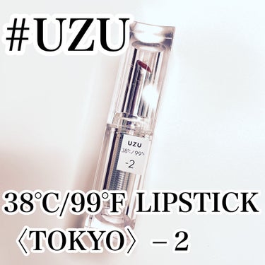  38°C / 99°F Lipstick <TOKYO>/UZU BY FLOWFUSHI/口紅を使ったクチコミ（2枚目）